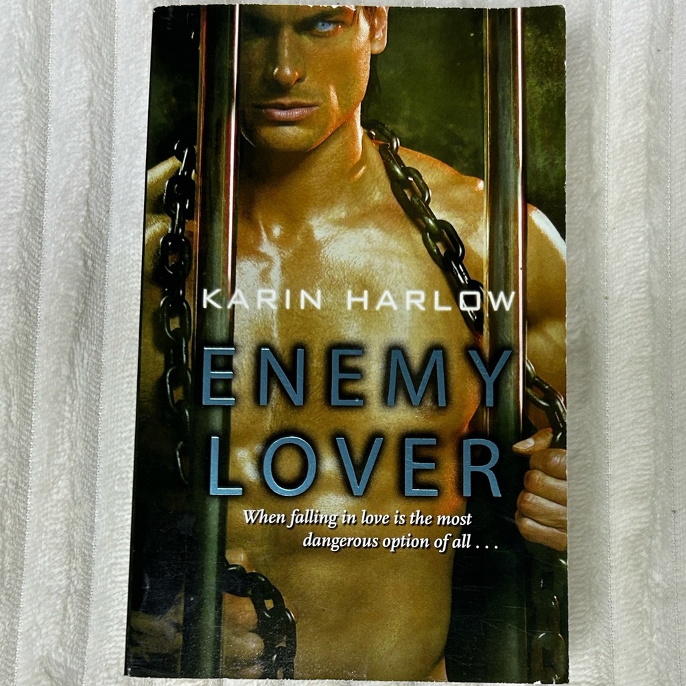 Vintage 2010 Enemy Lover Softcover Book by Karin Harlow